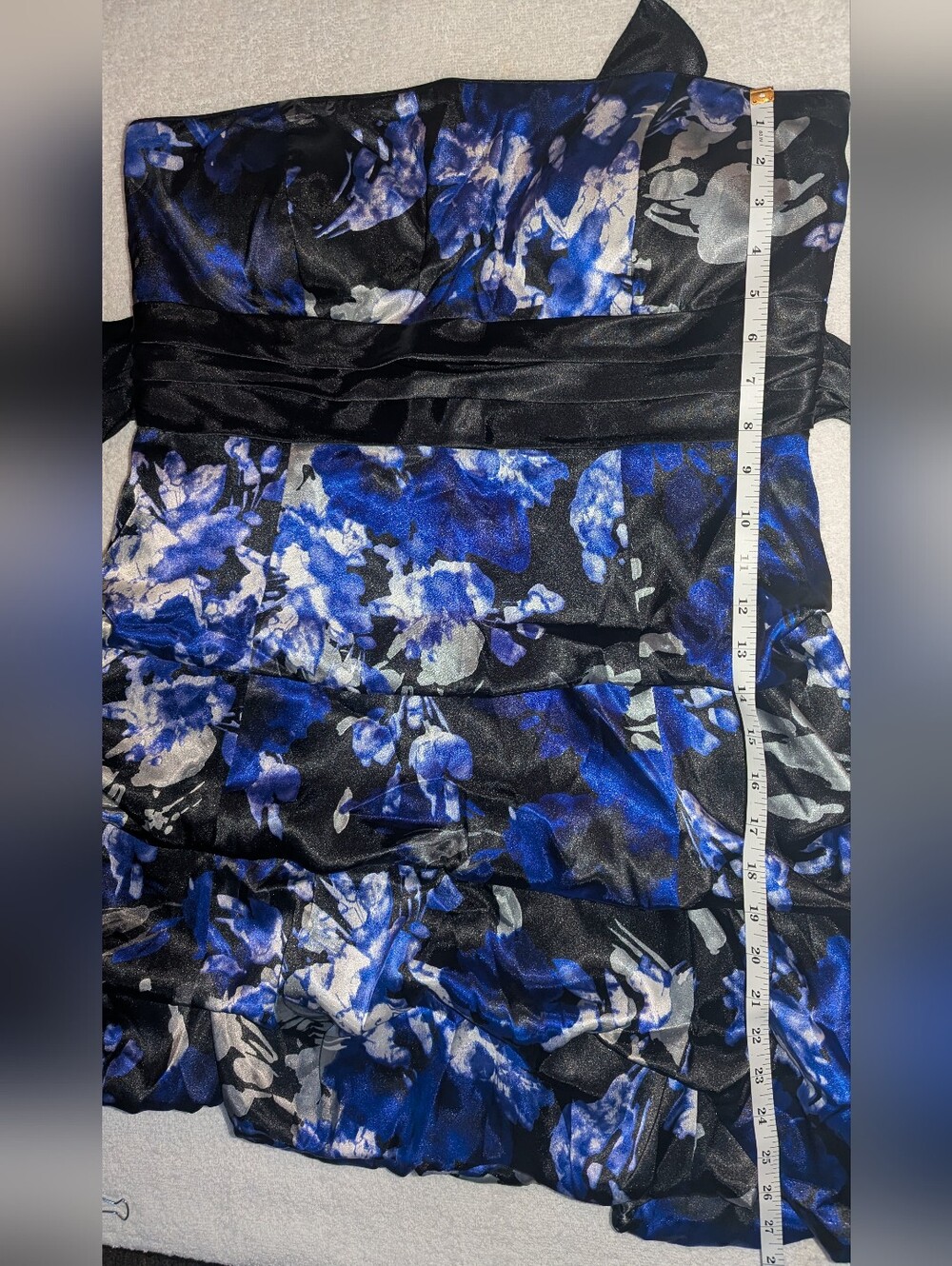 DB STUDIO Floral Strapless Mini Dress 16 - Picture 7 of 12